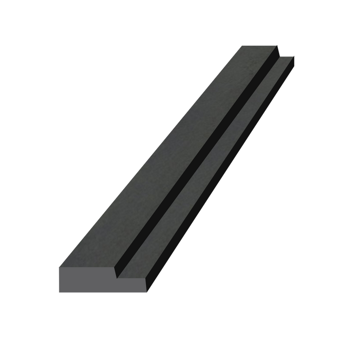 Terminacion Revestimiento de Pared - Angulo Izquierdo - Gris y Negro