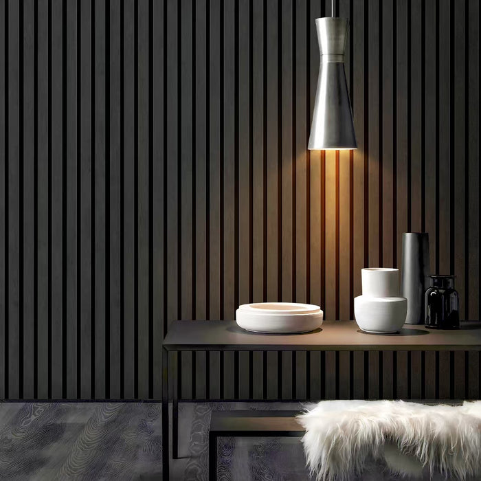 Revestimiento Pared Interior - Gris y Negro