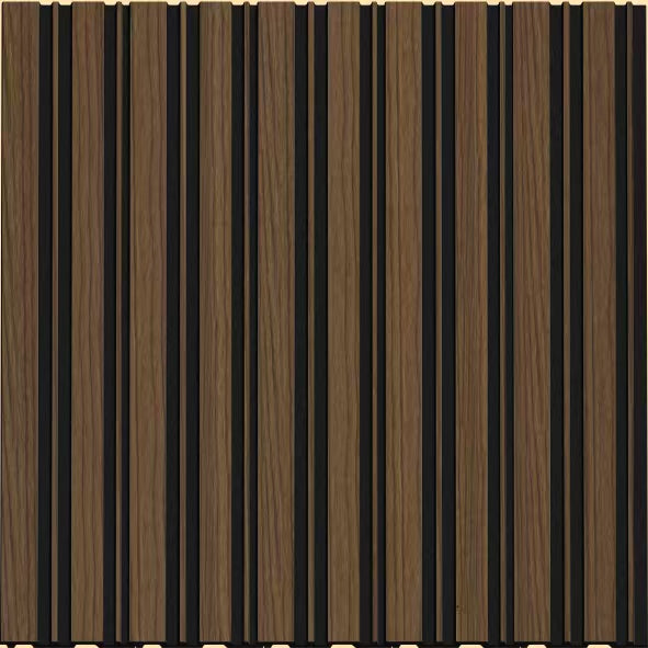 Revestimiento Pared Interior - Nogal y Negro