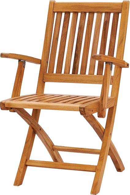 Silla Plegable con Apoyabrazos - Angelin
