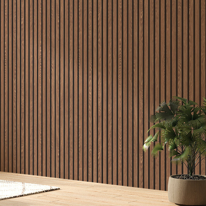 Revestimiento Pared Interior - Teca y Negro