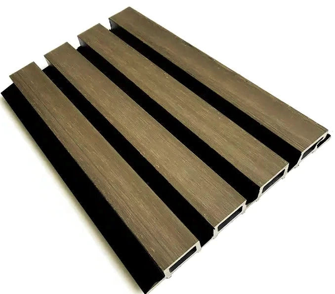 Revestimiento WPC Vertical Lapacho y Negro
