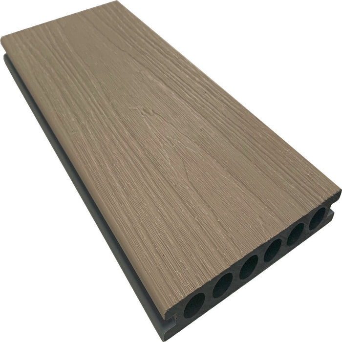 Deck WPC Reversible Gris Ceniza/Gris Plata