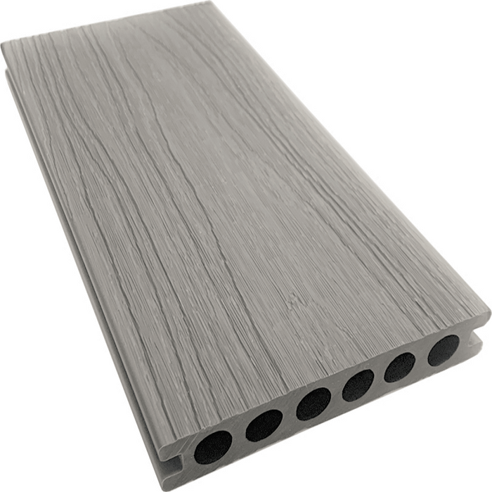 Deck WPC Reversible Gris Ceniza/Gris Plata